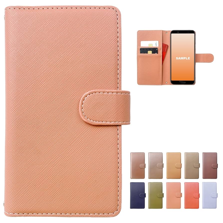 Amazon.co.jp: 704SH シンプルスマホ4 専用 ケース カバー 手帳